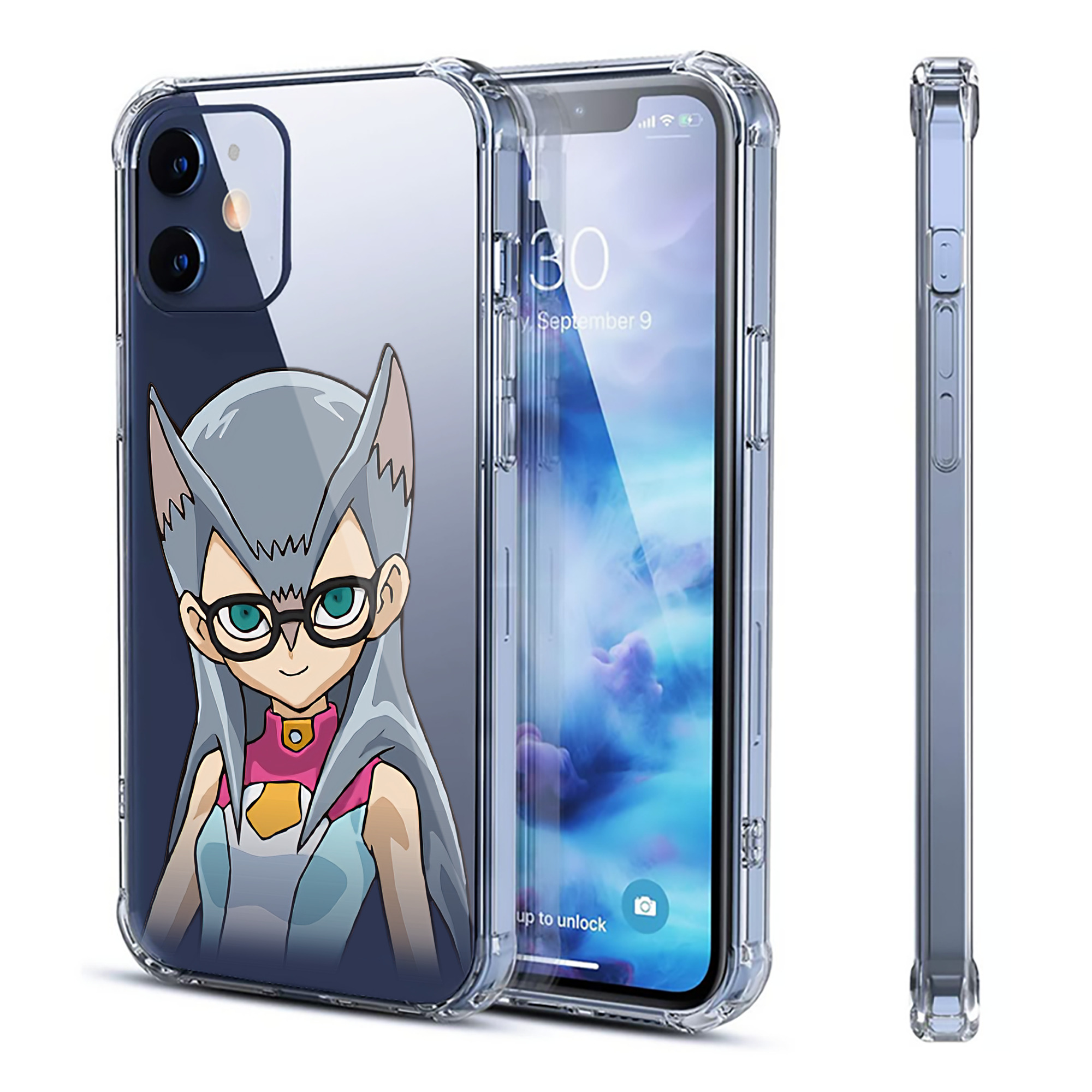 （画像用） 遊☆戯☆王 Yu-Gi-Oh! 【iPhone 12シリーズ対応】透明スマホケース（クリアソフトケース）